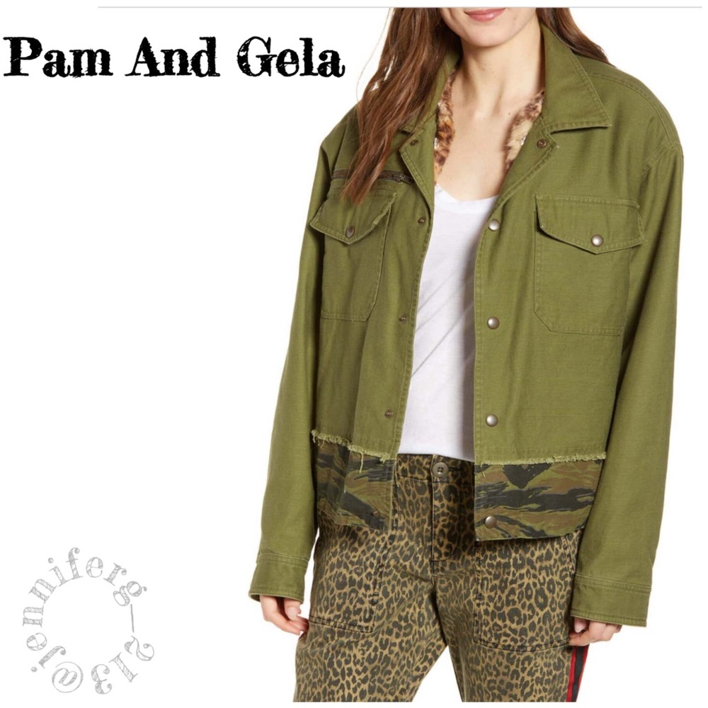 PAM & GELA FOR ANTHROPOLOGIE JACKET w/ FUR LINING - Picture 5 of 5